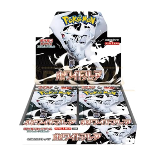 cardcosmos Pokemon White Flare Sv11W Booster Box Display – mit 20 japanischen Boostern à 7 Karten – JAPANISCH Versandschutz