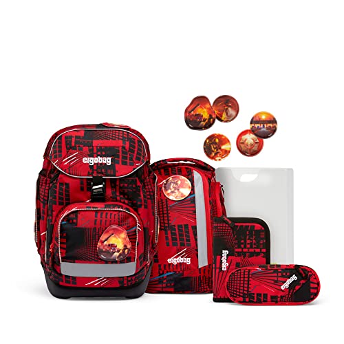 ergobag pack Set ergonomischer Schulrucksack Flexibel 6-teilig 1. Klasse Grundschule