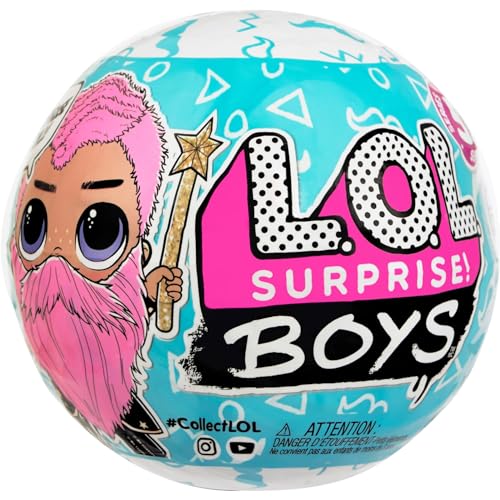 L.O.L. Surprise! Boys Puppe - 7 Überraschungen zum Auspacken inklusive Aufklebern, Mode und Accessoires - Farbwechseleffekt, 2-in-1 Spielset - Serie 5 - Sammelpuppe für Jungen und Mädchen ab 3 Jahren