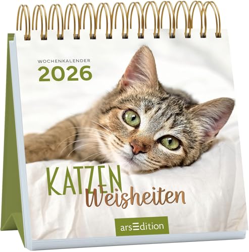 Mini-Wochenkalender Katzenweisheiten 2026