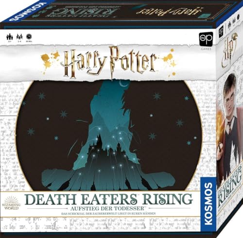 Kosmos 680756 Harry Potter Death Eaters Rising - Aufstieg der Todesser, Harry Potter Spiel für für 2-4 Personen ab 11 Jahre, EIN kooperatives Würfelspiel, Gesellschaftsspiel