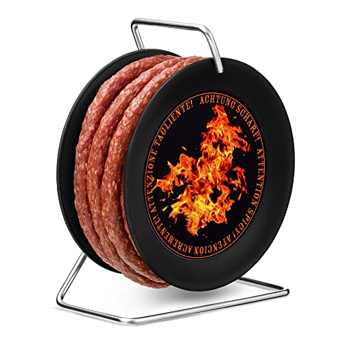 WURSTBARON® Scharfe Wurst Kabeltrommel 3,5m scharfe Chorizo Wurst nach Krakauer Art, hochwertige Qualität und würziges Aroma, lustiges Geschenk, 240 g