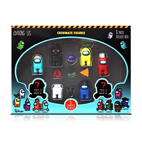 Among Us P.M.I Crewmate Figures - 8 Pack Deluxe Box (S1) (Random) (AU2070)