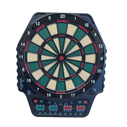 Crane Elektronische Dartscheibe Set für Maximal 16 Spieler mit 27 Spiele und vielen Variationen Dartspiel Dart elektronisch