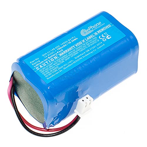 cellePhone Akku Li-Ion kompatibel mit Ecovacs Winbot W830 W833 W835 W836 W850 W920 W950 (Ersatz für S04-LI-148-650) - 700mAh / 14,8V