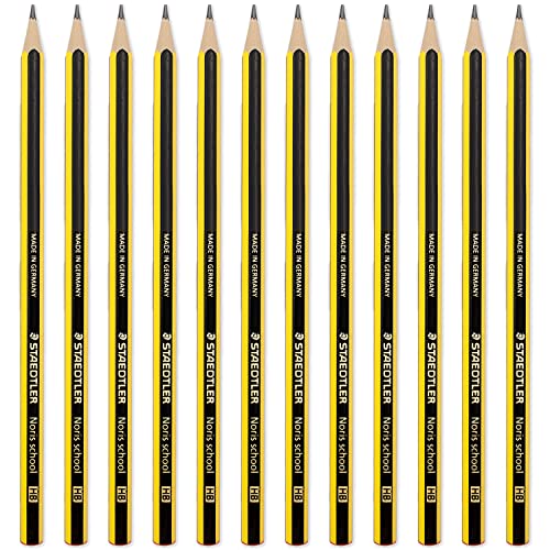 STAEDTLER WOPEX Noris School Bleistifte, 180N-HB, eingetaucht, 12 St ck, HB-G teklasse