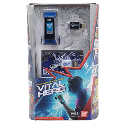 Bandai Vital Hero, Blau (inklusive Wolf Howl Dim Karte), Einheitsgröße, Vital Hero Digimon