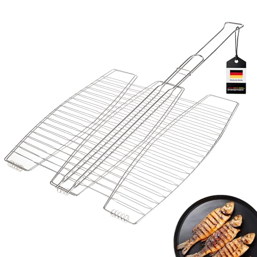 bremermann Fischgriller 3fach // Edelstahl // ca. 65 x 39,5 cm // Fischbräter