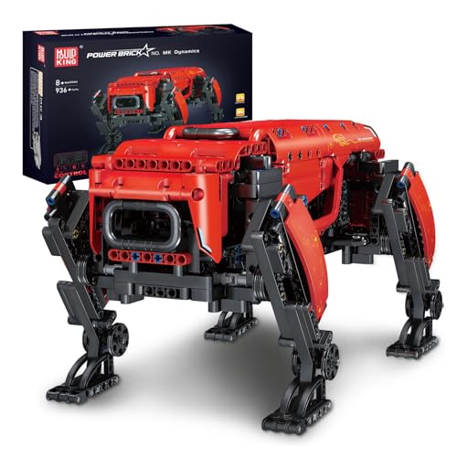 Mould King Ferngesteuerte Roboter Modell, 936 Teile Technik Mechanischer Hund Bausteine für Erwachsene und Kinder, DIY Bauset als Spielzeug/Geschenk/Sammlerstücke
