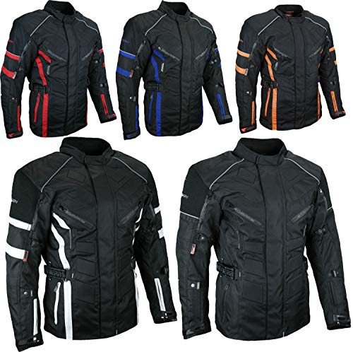 HEYBERRY Herren Touren Motorradjacke Textil schwarz Gr. L