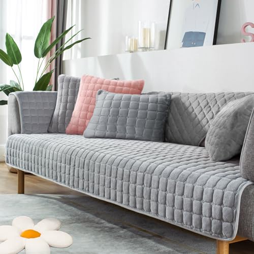 IMSGVIFO Couch Überzug,90x160cm Sofa Überzug 1/2/3/4 Sitzer L Form Sofa Cover Sofa Überzug Ecksofa, 2023 Neue Universelle rutschfeste Sofa Überwurf, Sofaschoner für Wohnzimmer