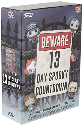 Funko Advent Calendar: Pocket POP! 13 - Featuring Classics from Beetlejuice, Freddy Krueger, The Shining and The Exorcist and More - Day Spooky Countdown - 13 Tage Voller Überraschungen - Mystery Box