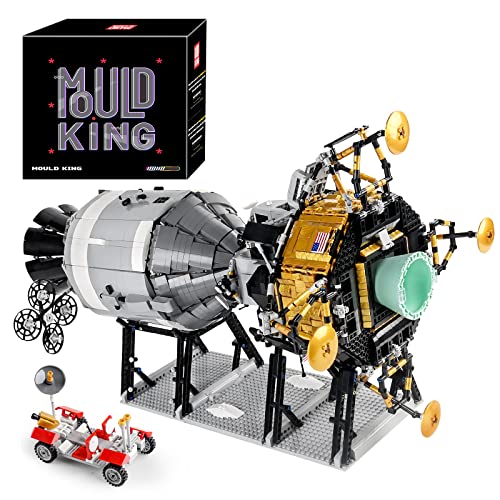 Mould King 21006 Technik Raumschiff Modell, 7106 Teile Technologie Weltraumraketenschiff Bausteine für Erwachsene und Kinder, als Geschenk zu Weihnachten/ Sammlerstücke