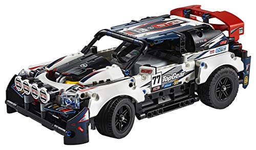 LEGO 42109 Technic Control+ Top-Gear Ralleyauto mit App-Steuerung, Rennauto, ferngesteuertes Auto, Spielzeug für Kinder ab 9 Jahre und Erwachsene