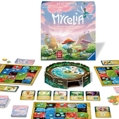 Ravensburger 27489 - Mycelia - Deckbuilding Spiel für Familien, Brettspiel für Erwachsene und Kinder ab 9 Jahren - einfaches Strategiespiel für 1-4 Spieler