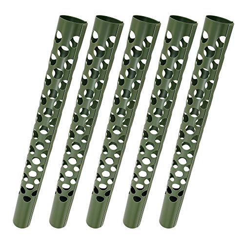 5 Stück Stamm-Schutz 80 cm für Bäume gegen Wild-Verbiss Fraßschäden Baumschutz GREEN24® Rindenschutz 5er Pack (80 cm, 5 Stück)