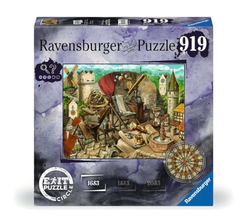 Ravensburger EXIT Puzzle 17446 – EXIT The Circle, Anno 1683 - Escape Room Puzzle mit 919 Teilen, ab 14 Jahren