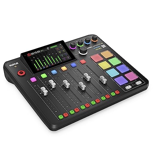RØDECaster Pro II Alles-in-1 Produktionslösung für Podcasting, Streaming, Musikproduktion und Inhaltserstellung, Black