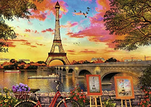 Ravensburger Puzzle 80521 - Abends in Paris - 500 Teile Puzzle für Erwachsene und Kinder ab 12 Jahren
