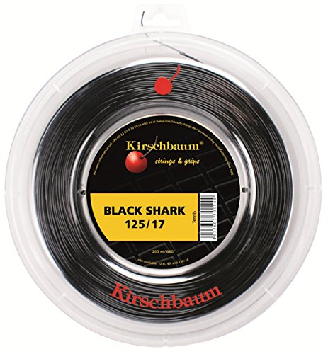 Kirschbaum Saitenrolle Shark, Schwarz, 200m, 0105190216700010