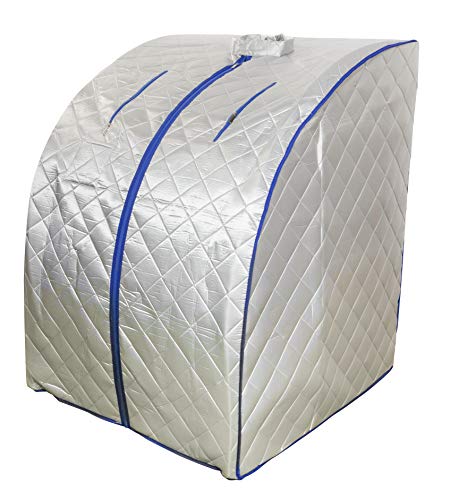 Portable Infrarotsauna XL Deluxe, 1000 Watt - Faltbare, zusammenlegbare, Portable Infrarotsauna