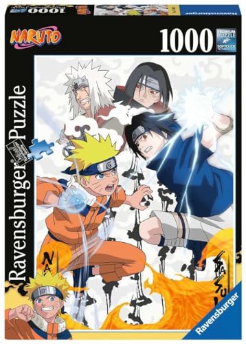 Ravensburger Puzzle 17449 - Naruto vs. Sasuke - 1000 Teile Naruto Puzzle für Erwachsene und Kinder ab 14 Jahren