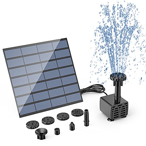AISITIN 1.5W Solar Springbrunnen FA (2021 Upgrade)