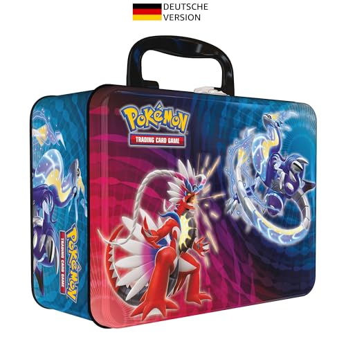 Pokémon-Sammelkartenspiel: Sammelkoffer für den Schulanfang – Felori, Krokel und Kwaks (3 holografische Promokarten, 6 Boosterpacks und mehr)