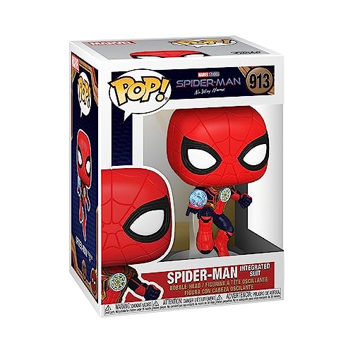 Funko Pop! Marvel: Spider-Man - (Integrated Suit) - Spiderman No Way Home - Vinyl-Sammelfigur - Geschenkidee - Offizielle Handelswaren - Spielzeug Für Kinder und Erwachsene - Movies Fans