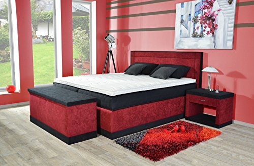 AUKONA Boxspringbett Madame 90x200, Farbe wählen und ändern, 7 Zonen Taschenfederkern-Matratze, H2 H3 H4, Komfortschaum-Topper, Lieferung und Aufbau kostenlos