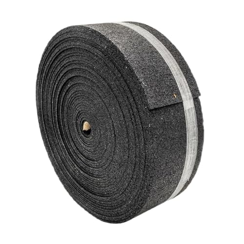 MISTERKANISTER - Gummigranulat-Rolle, Terrassenpads, Unterleger aus Gummigranulat, Bautenschutzmatte, Terrassen-Pads Rolle, Legars Beteiligtes Profil, Antirutsch Gummi, Dämmstreifen - 20.000x40x3mm