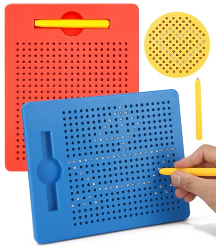 Cotepi 3 Stück Magnetische Zeichentafel,Zaubertafel mit Stift,Pädagogisches Magnetische Maltafel,Magnetspiel Kinder für Kinder Ab 3 Jahre,Mädchen Jungen Geschenk