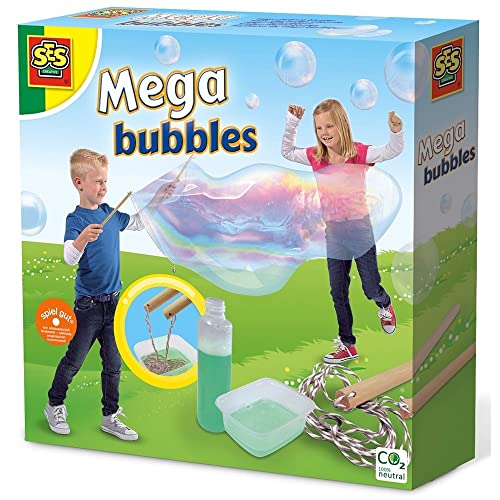 SES 22518 creative 2251 Riesen-Seifenblasen SES Deutschland 02251-Riesenseifenblasen Mega Bubble, bunt, grün