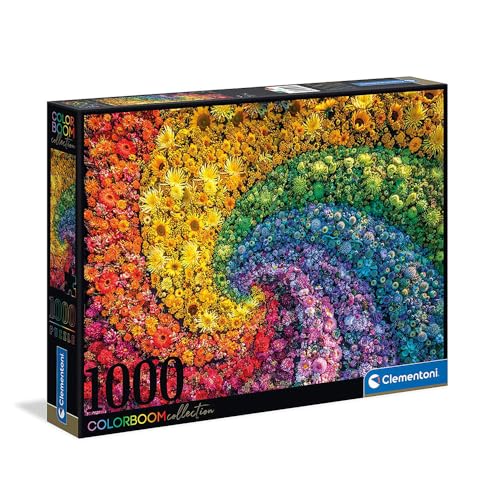 Clementoni 39594 Whirl – Puzzle 1000 Teile, Colorboom Collection, Geschicklichkeitsspiel für die ganze Familie, Erwachsenenpuzzle ab 14 Jahren