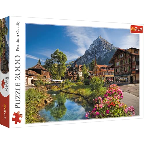 Trefl, Puzzle, Alpen im Sommer, 2000 Teile, Premium Quality, für Kinder ab 12 Jahren