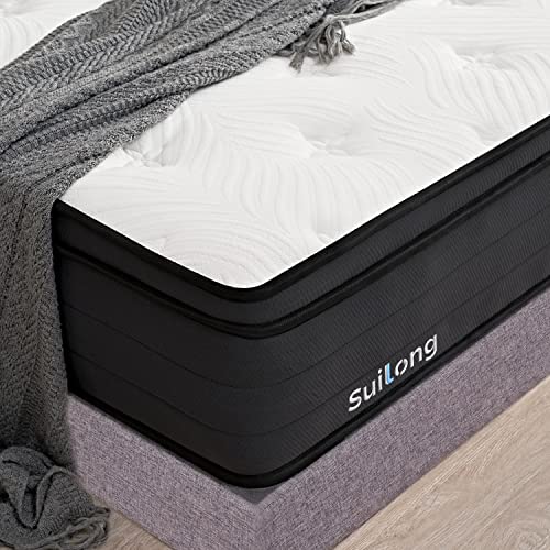 SuiLong Luxus-Premium-Matratze 100x200x30cm Härte H3 H4, Produziert nach Deutschem Qualitätsstandard,1.000er Tonnentaschenfederkernmatratze Rücken und Taillenschmerzen Lindern - 7-Zonen