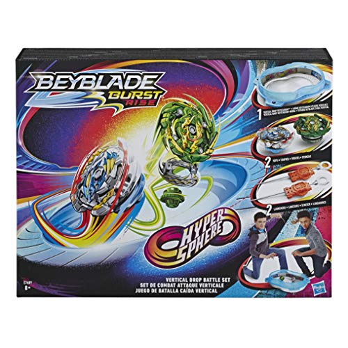 Beyblade Burst Original Rise Hypersphere Vertical Drop Battle Set – Komplettes Set mit Beystadium-Arena, 2 Battle Kreisel Spielzeugen und 2 Startern