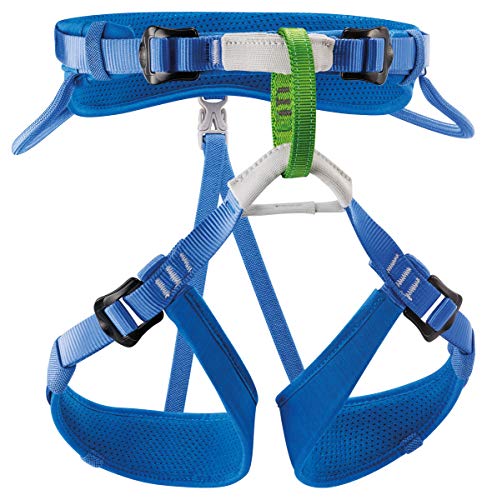 PETZL - mitwachsender Sitzgurt MACCHU - Kind, Blau, Einheitsgröße