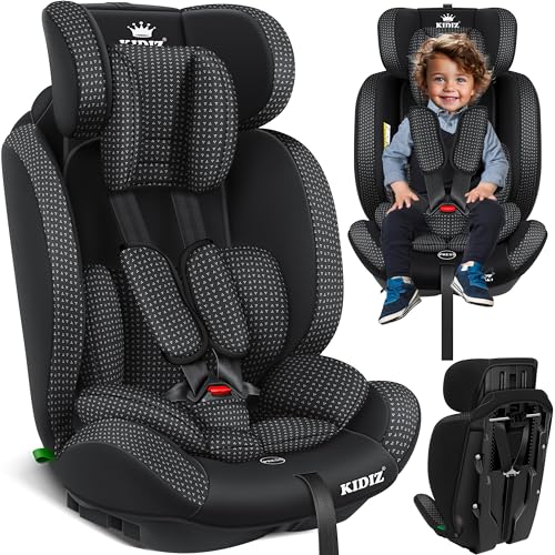 KIDIZ® Autokindersitz Triangle Premium Kindersitz Kinderautositz | Autositz Sitzschale | 9 kg - 36 kg 1-12 Jahre | Gruppe 1/2/3 | universal | zugelassen nach ECE R129/03