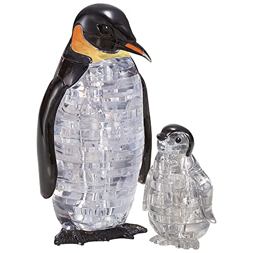 HCM Kinzel 59187 3D Crystal Puzzle-Pinguinpaar, Bunt