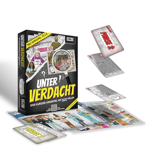 Hidden Games - Unter Verdacht: Von Killern und Katzen - Deutsch - spannendes Detektivspiel, Krimispiel