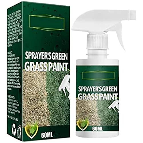 Chencunquangod Grünes Gras- und Rasen-Farbsprühgerät, haustierfreundlicher Grünhalter für Gras- und Rasenfarbe, flüssiger Rasenfarbsprüher