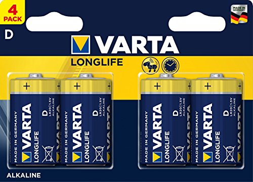 Varta Longlife Alkali Batterie D 4 Pile