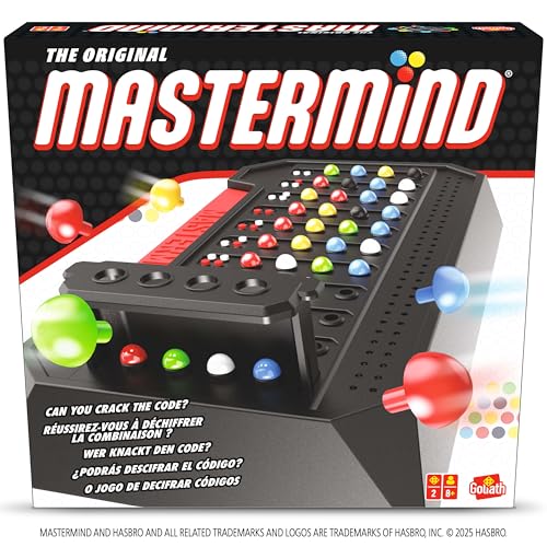 Goliath - Mastermind The Original Classic, Spiele für 2 Personen, Gesellschaftsspiele ab 8 Jahren, Klassik Brettspiel für die Spielesammlung, Strategisches Spiel für Kinder und Erwachsene