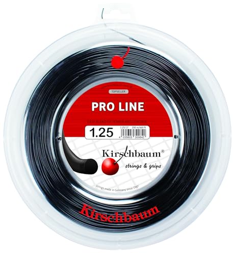 Kirschbaum Saitenrolle Pro Line II, Schwarz, 1,25 mm, 0105000215300010