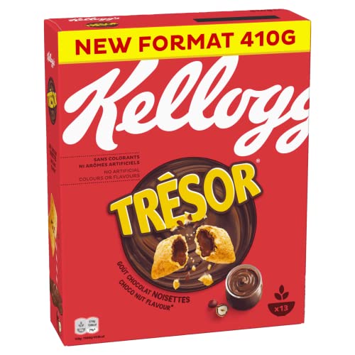 Kellogg's Tresor Choco Nut Flavour (1 x 410 g) – x mit Schokoladen-Haselnuss-Geschmack – Tresor. Crazy Tasty.