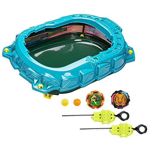 Beyblade Burst QuadStrike Light Ignite Beyblade Stadium Battle Set