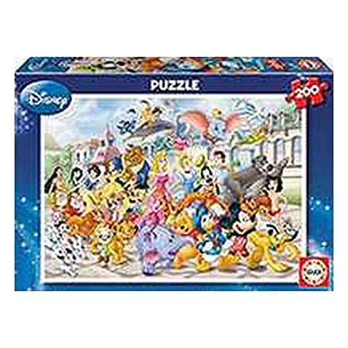 Educa - Puzzle 200 Teile | Disney Parade, 200 Teile Puzzle für Kinder ab 6 Jahren, Disney World (13289)