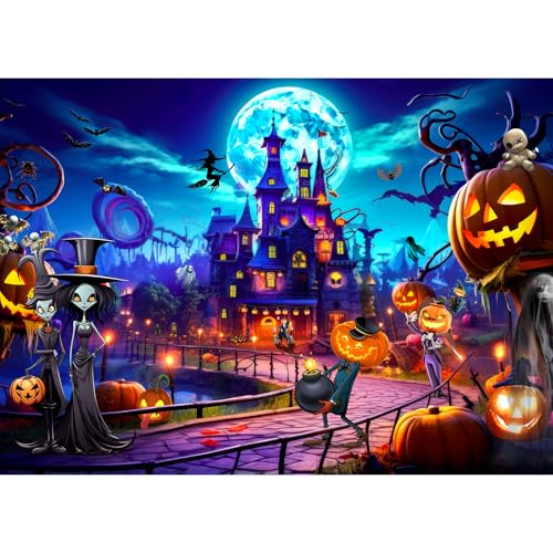 Puzzle 1000 Teile,Puzzle Erwachsene, EIN Herausforderndes Rätsel,Puzzlespiele für Die Ganze Familie,Geschenke für Frauen,Geschenke für Männer,Thema:Horror-Halloween