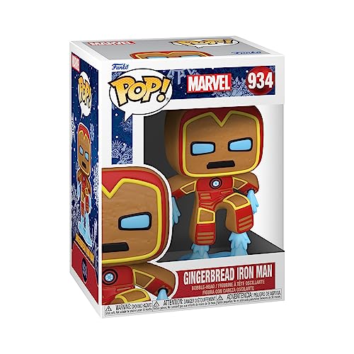 Funko Pop! Marvel: Holiday - Iron Man - Marvel Comics - Vinyl-Sammelfigur - Geschenkidee - Offizielle Handelswaren - Spielzeug Für Kinder und Erwachsene - Comic Books Fans